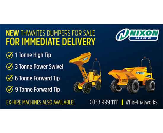 New Thwaites Dumpers For Sale - Ready For Immediate Delivery!